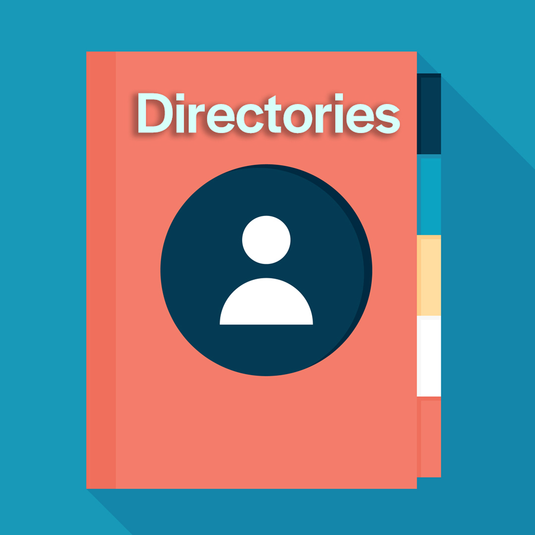 address book illustration, Directories
